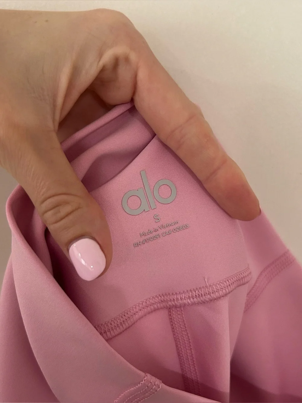 Alo Yoga 7/8 High Waist Airlift Legging Pink Size Small